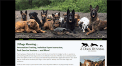 Desktop Screenshot of 3dogsrunning.com